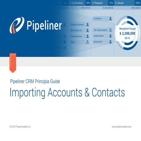 Importing Accounts & Contacts