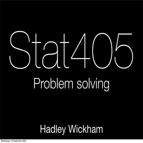 07 Problem Solving