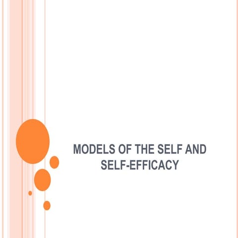 07 self and self efficacy | PPTX