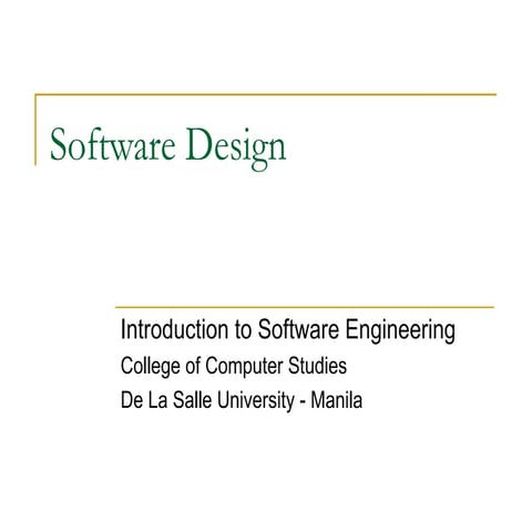 07 software design | PPT