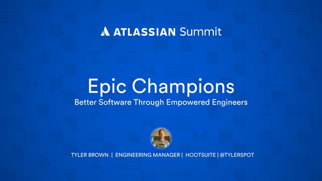 Epic Champions - Better Software Through Empowered Engineers