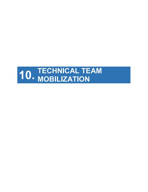 07   technical team mobilization