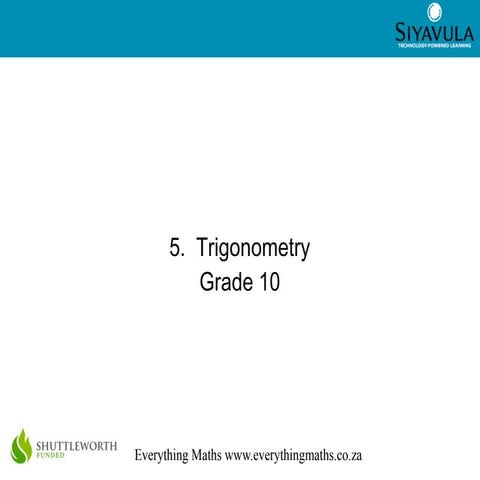 Trigonometry