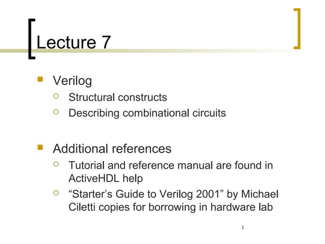Coding verilog | PPT