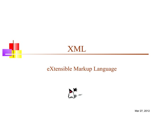 eXtensible Markup Language (By Dr.Hatem Mohamed)