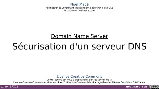 07 03 sécurisation d'un serveur dns