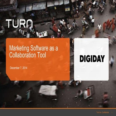 Software as a Collaboration Tool - DBS, 12/7/14