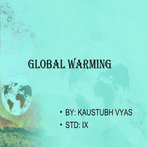 About Global Warming