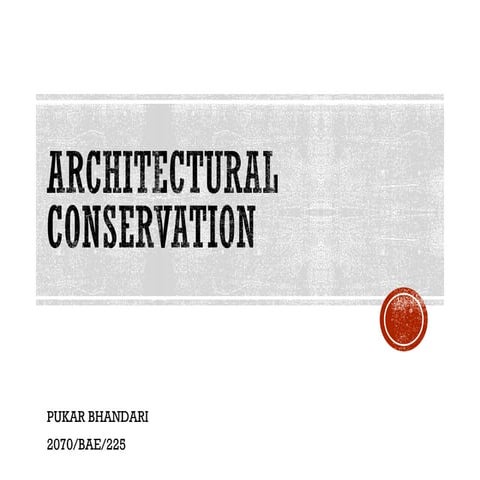 A report on Architectural Conservation of Dyalko Vagawan, The Golden Temple o...