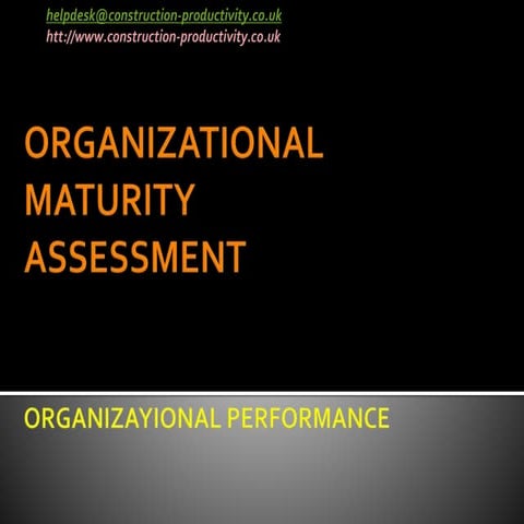 071 Maturity Assessment