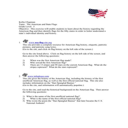 American Flag Protocol Initiative: Educating Children & Their ...