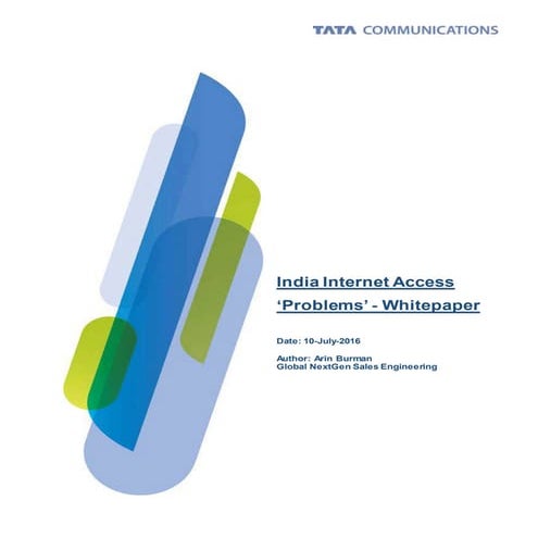 India Internet Access Problems Whitepaper_Ver 2.2