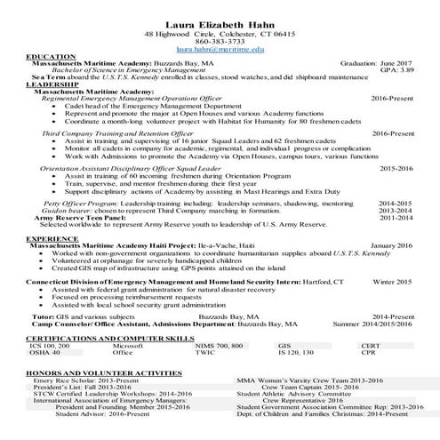 Rotc scholarship resume | DOCX