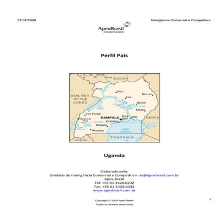 Perfil País 2009 - Uganda