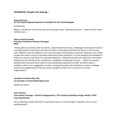 LinkedIn Reviews_People Are Saying