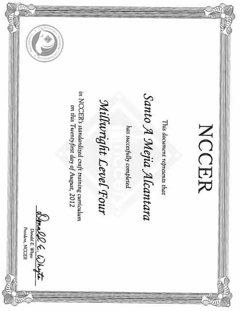 CERTIFICATION MILLWRIGHT LEVEL 4 PDF CERTIFICATION MILLWRIGHT LEVEL 4 PDF