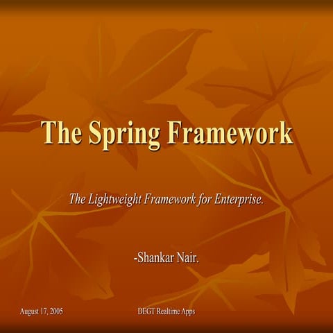 TheSpringFramework