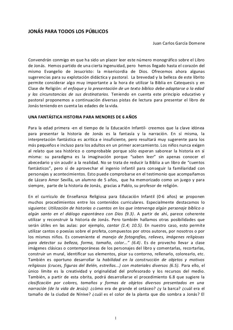 Jonas Por Juan Carlos Garcia Domene