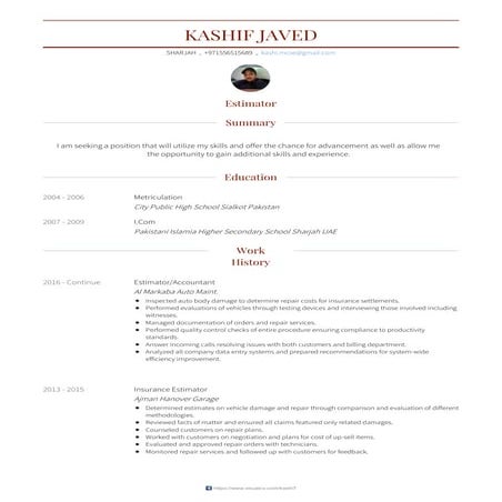 Kashif_Javed_visualcv_resume latest