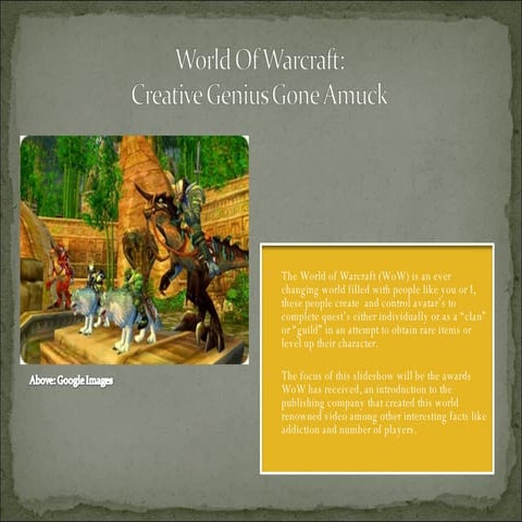 World of Warcraft | PPTX