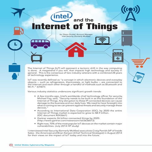 Intel and the Internet of Things