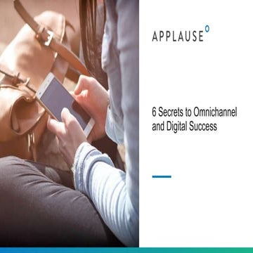 6 Secrets to Omnichannel and Digital Success