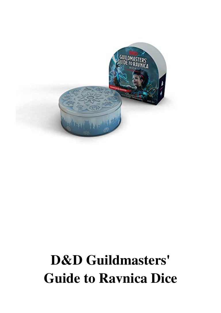D D Guildmasters Guide To Ravnica Dice PDF D D Guildmasters Guide To Ravnica Dice PDF