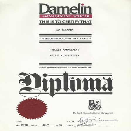 Damelin PM Diploma