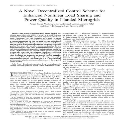 Droop control approach for power sharing in AC microgrid | PDF