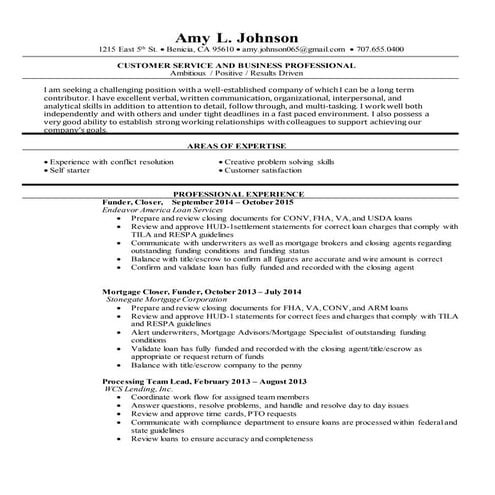 Amy Johnson resume