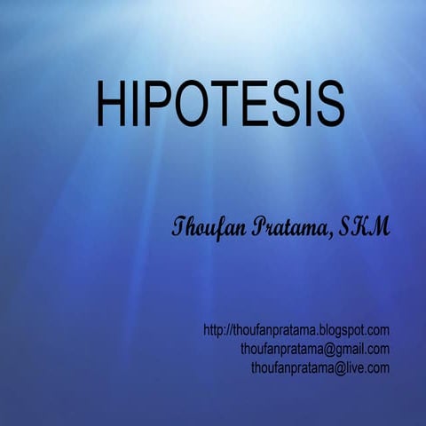 hipotesis