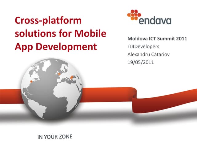 Cross platform solutions for Mobile App Development 