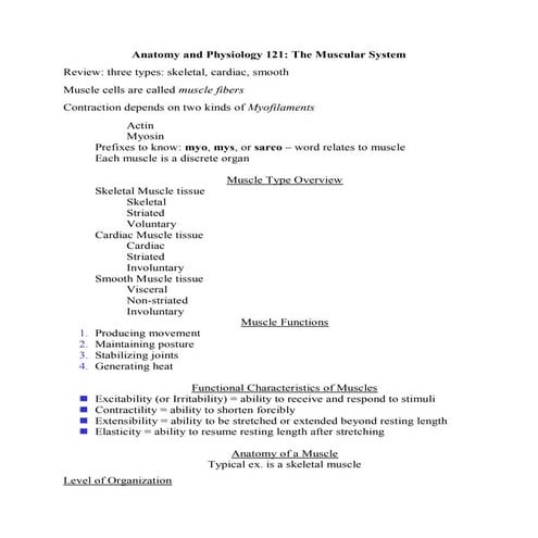  anatomy and physiology the muscular system
