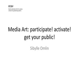 Sibylle Omlin - directrice de l'ECA...