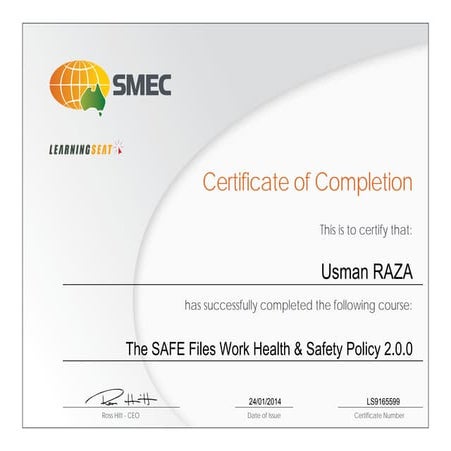 Certificate | PDF