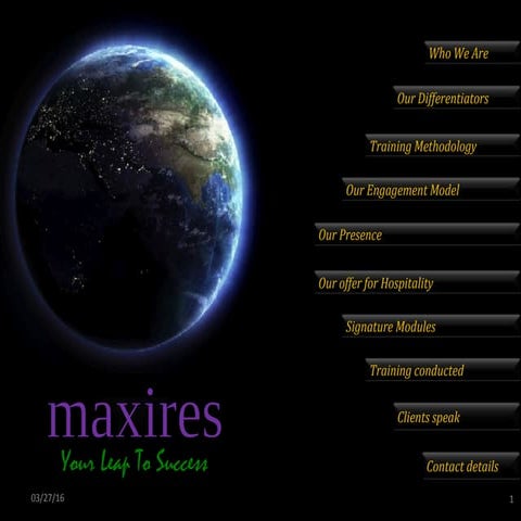 Our offer for Hospitality