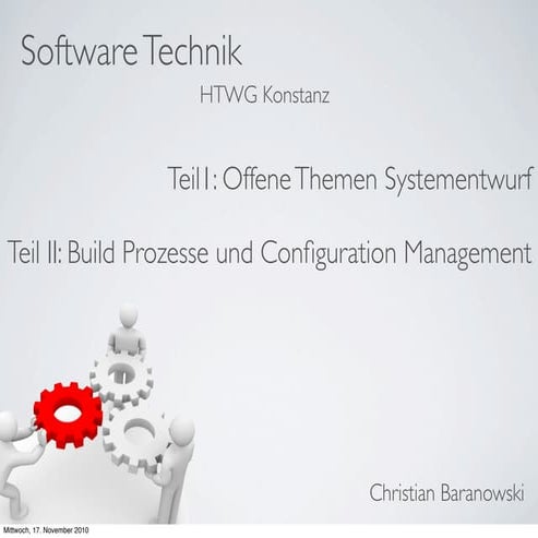 Build Prozesse und Configuration Management