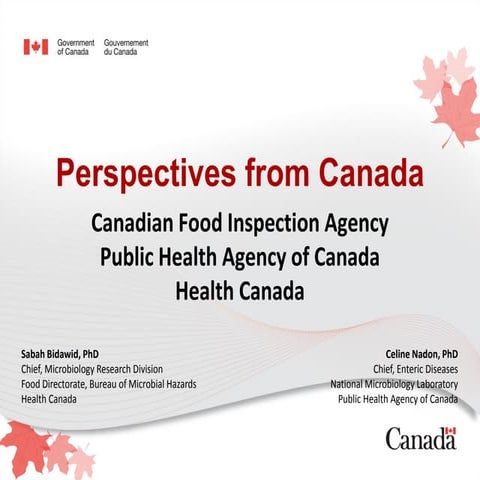 Whole Genome Sequencing (WGS)  for food safety management-Perspectives from C...