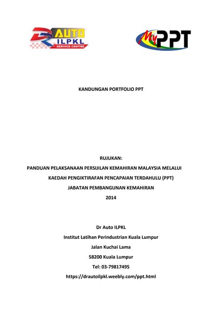 07 cara membangunkan portfolio ppt step by step dr auto ilpkl