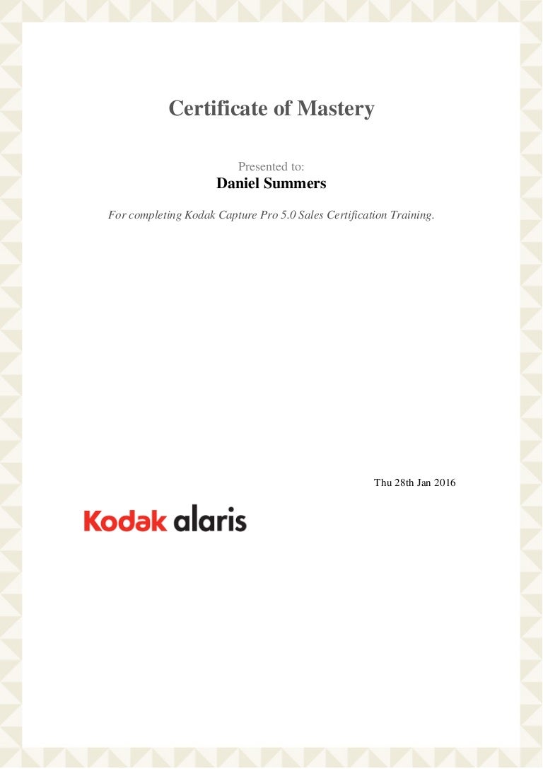 kodak capture pro training