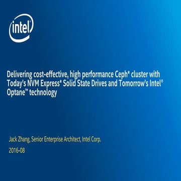 Ceph Day Seoul - Delivering Cost Effective, High Performance Ceph cluster 