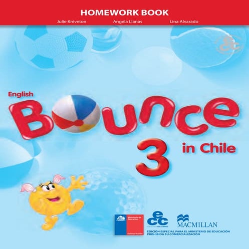 ENGLISH BOUNCE IN CHILE 3 - WORKBOOK