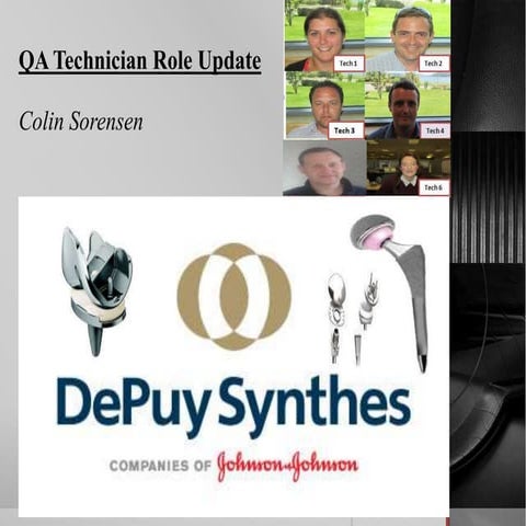 QA Technician presentation 1