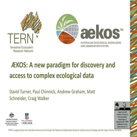 David Turner_AEKOS: a new paradigm to enable discovery, access and re-purposi...