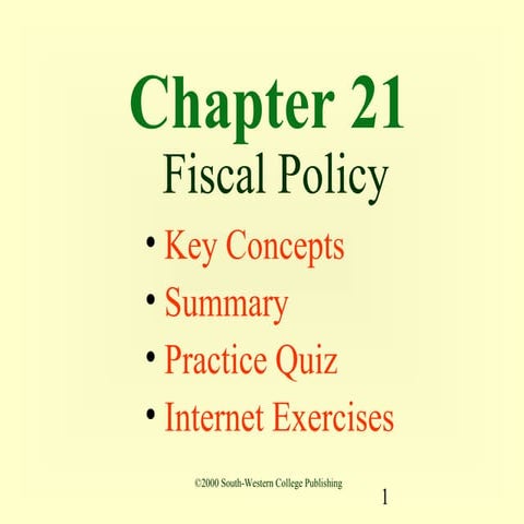  07 fiscal policy