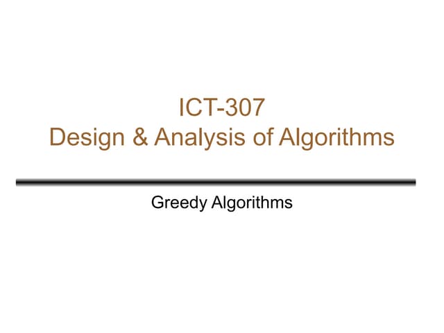Presentation on Greedy Algorithm process.ppt