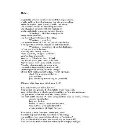Holes | PDF