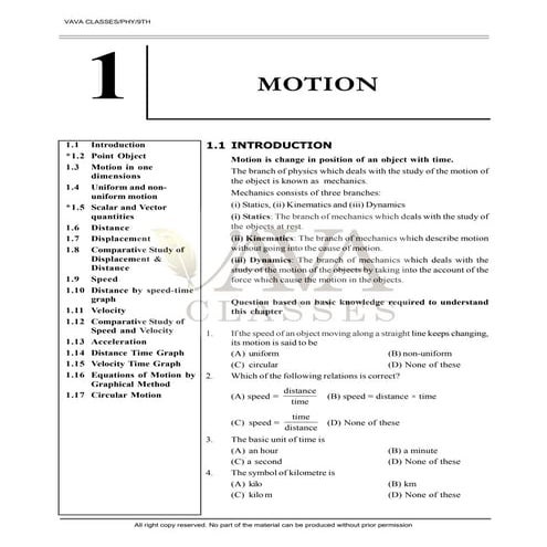class 9 science chapter 7 motion pdf download