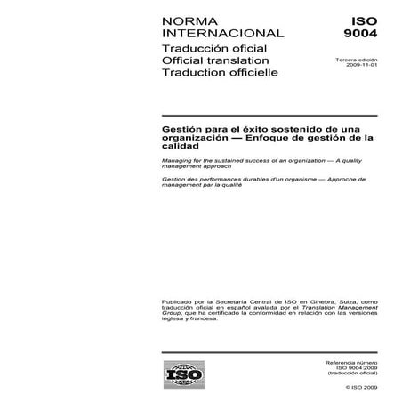 Iso 9004-2018 | PDF