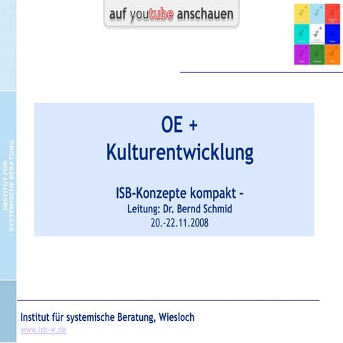 Systemische Professionalität - OE und Kulturentwicklung